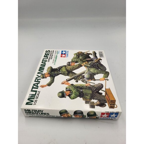 Tamiya Military Miniatures German Infantry Mortar Team 1/35 No. 193 - Sealed - Picture 5 of 5